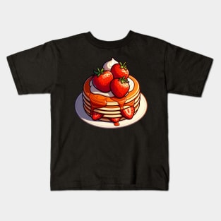 Strawberry Pancakes Kids T-Shirt